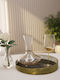 Georgiou Best Man Set Made of White Glass 3 Pieces