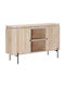 Wooden Sideboard Beige 105x30x65cm