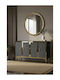 Sideboard aus Metall Weiß 120x32x75cm