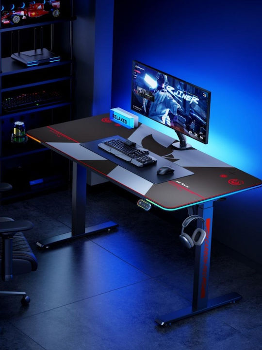Birou De Jocuri Electric Carbonpro Din Lemn Carbon-pro Cu Picioare Metalice Și Înălțime Reglabilă 75x45x73cm