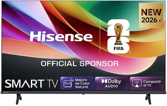 Hisense Smart Τηλεόραση 32" Full HD LED 32A4S HDR (2026) 32A4S