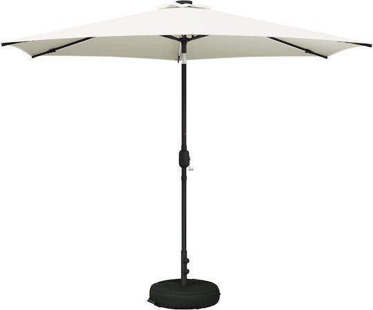 Umbrelă De Aluminiu Bej 3x3xÎnălțime 2.35m