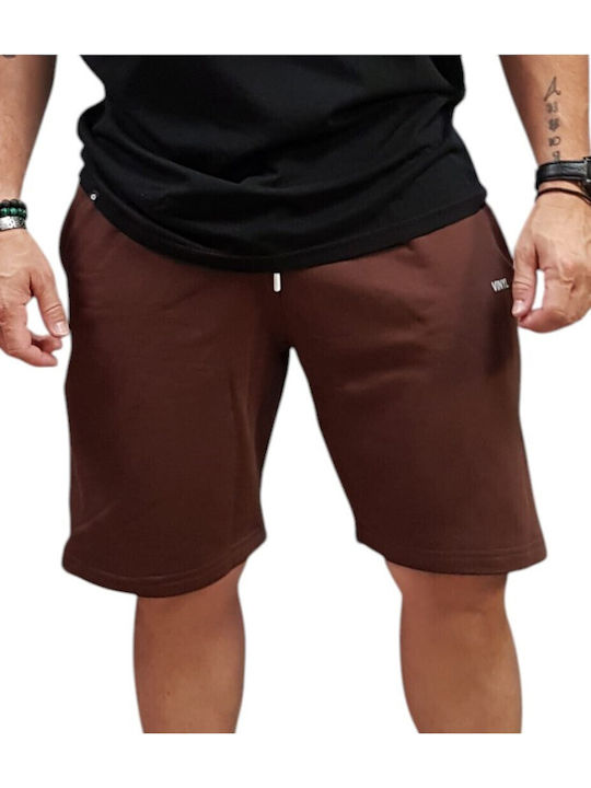 Vinyl Art Clothing Ανδρική Βερμούδα Brown