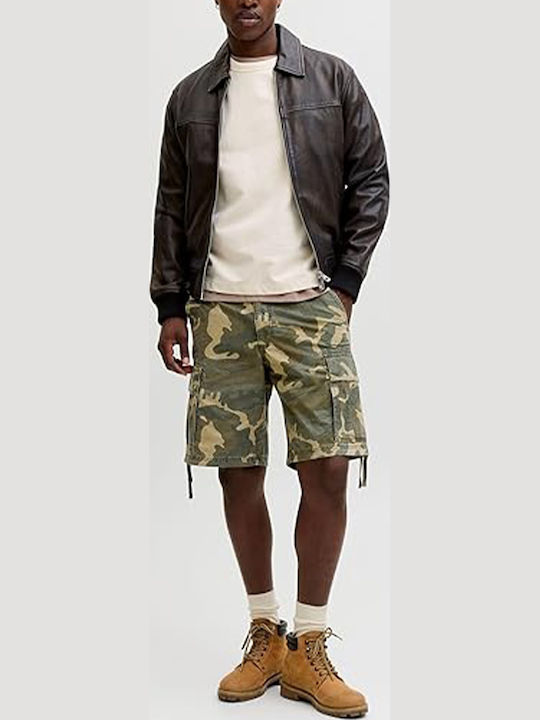 Jack & Jones Herren Shorts Cargo Forest Night