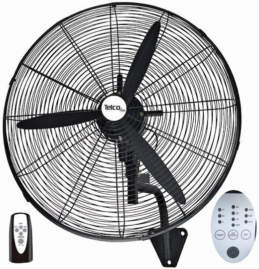 Telco HEQP5373 Professional Wall-mounted Fan 240W 75cm Diameter with Remote Control