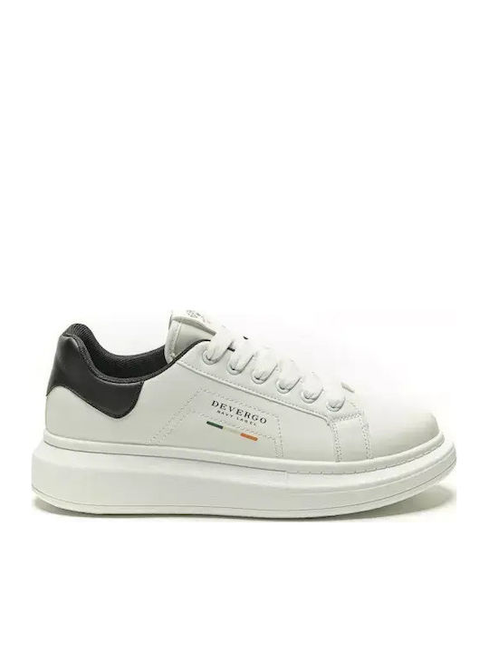Devergo Herren Sneakers Gold Weiß