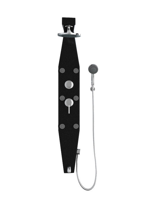Sanitec A 802 A-802-22-Metallic-Space Shower Co...