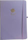 Malliaris Paideia Notebook A5 80 Sheets Ruled with Rubber Band Purple