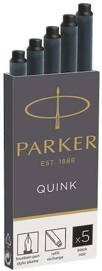 Parker 5 Rezerve de Cerneală pentru Stilouri Albastre