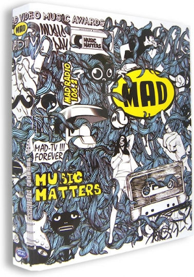 Arc Ring Binder Skag Mad 17x25 2-20 Yellow Colour