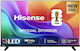 Hisense Smart Fernseher 50 Zoll Volle HD QLED A5S HDR (2026) 50A5S
