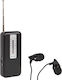 AM RA8 Handheld Radio mit Batterie Schwarz