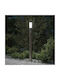 vidaXL Outdoor Small Post Floor Lamp 40W IP44 for E27 Silver