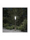 vidaXL Outdoor Small Post Floor Lamp 40W IP44 for E27 Bulb Silver