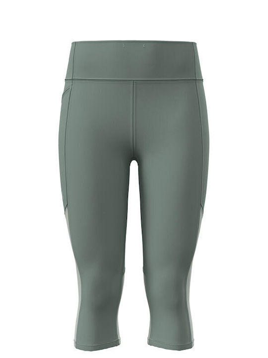 Ua Launch Running Γυναικείο Capri Κολάν Silica Green