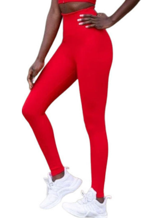 Everyday Women's Leggings High Waist & Push Up Red