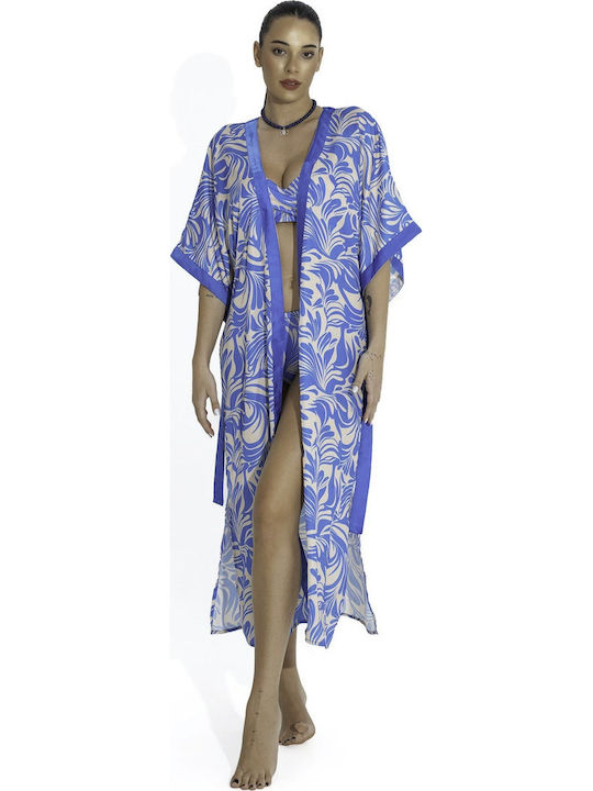 Blu4u Women's Maxi Beach Dress Blue