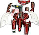 Honda Astrea Grand Burgundy Strong Indonesia Kit of Plastics Plastic Motorcycle Parts