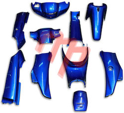 Modenas Kriss 115 Σετ Κιτ Πλαστικα Κουστουμια Μπλε Χωρις Εξω Ποδιες 10tem