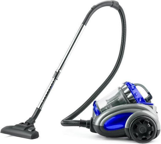 Daewoo ART13820 Staubsauger 800W mit Beutellos 2,5l Blauer