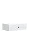 Metal Console White L59xW34.5xH17cm