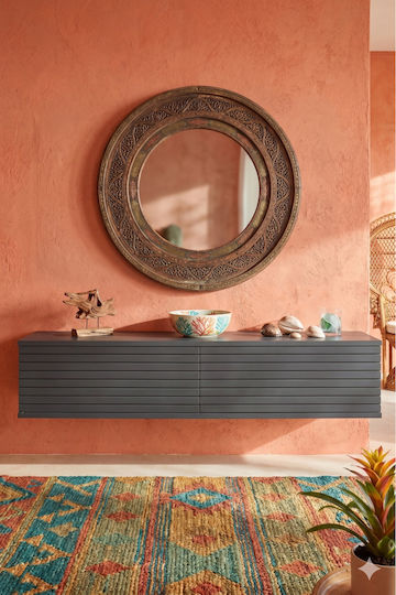 Wall Shelf with LED 120x30x26cm Wall Shelf with LED 120x30x26cm