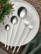 SteweHome Σετ Μαχαιροπίρουνα Ανοξείδωτα Ασημί 6τμχ