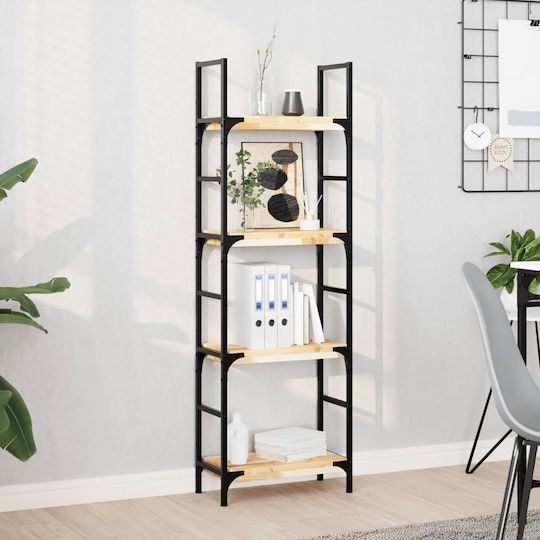 Bibliothek Raw Solid Acacia Holz 60x20x4cm