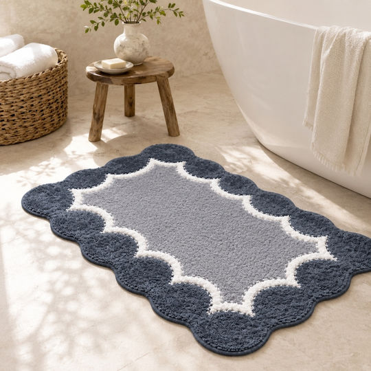 My Home Luxury Non-Slip Bath Mat CBM-4 Dark Blue 50x80cm