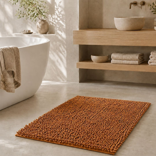 My Home Luxury Non-Slip Bath Mat CHL-10 Terracotta 40x60cm