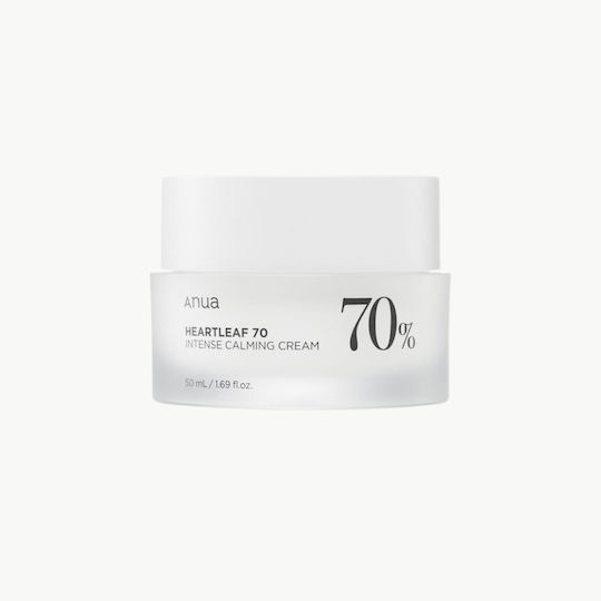 Anua Heartleaf 70% Intense Calming Ενυδατική Κρέμα Προσώπου με Ceramides & Πανθενόλη 50ml
