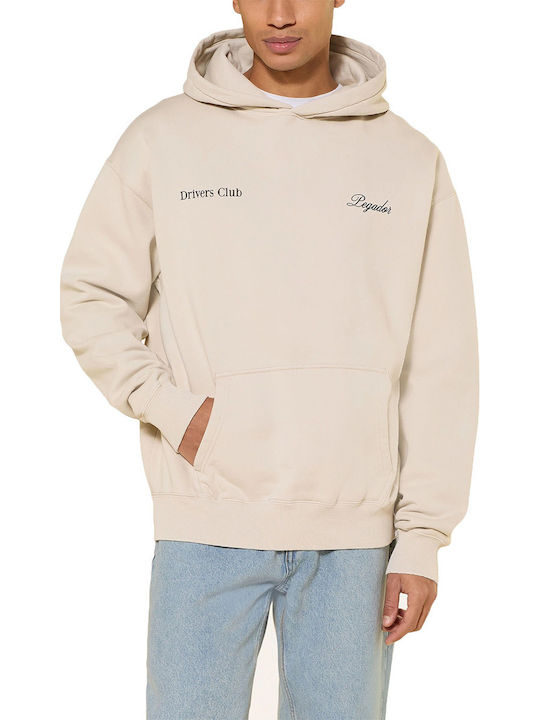 Hoodie Washed Beige