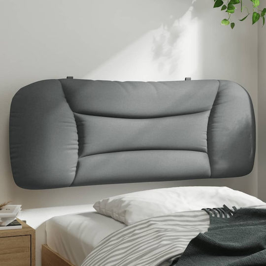 vidaXL Cushion for Fabric Headboard Gray 110x48cm