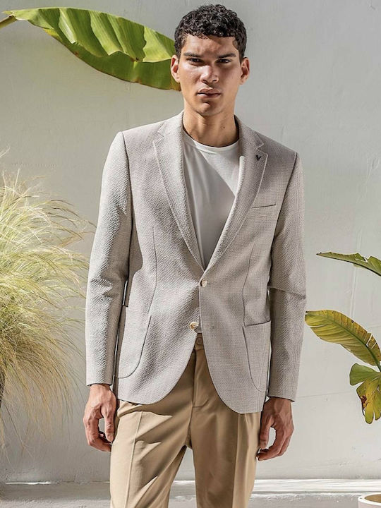 Vittorio Artist Лятно Мъжко Сако Beige