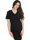 Damen T-Shirt Schwarz
