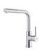 Franke Glenda Kitchen Faucet Counter with Pull-Out Spray Silver