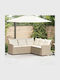 Outdoor Corner Sofa Rattan With Cushions
