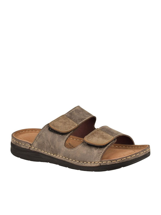 Men's Sandals In Brown Colour