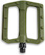 CUBE Bicycle Pedals Flat Green