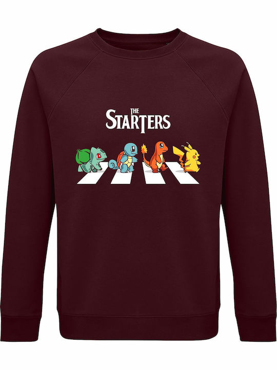 Суитшърт Органичен Унисекс Starters Pokemon Fan...