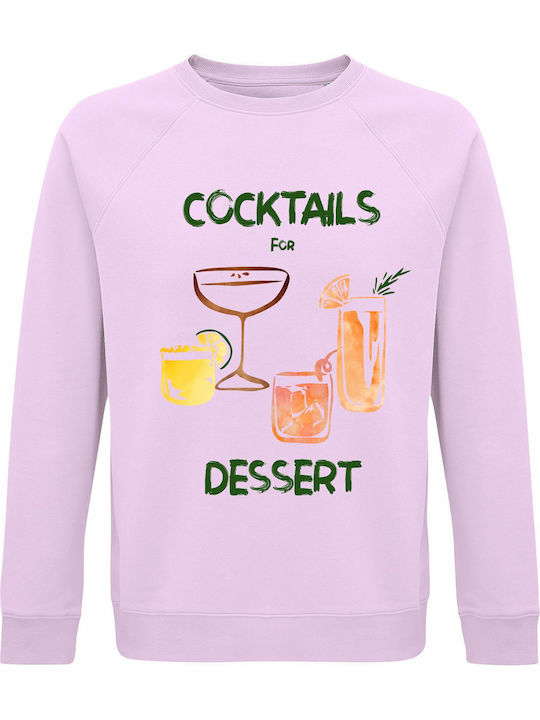 Sweatshirt Organic Unisex " Cocktails Dessert S...