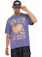 T-shirt Μωβ