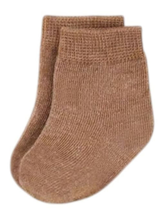 TakTakBaby Kids Ankle Socks Light Brown