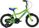 Clermont Rocky 14" Bicicletă Copii BMX Verde