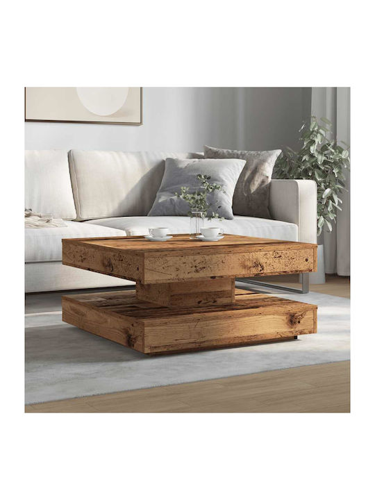 Square Central Coffee Table Wooden Reclaimed Wo...