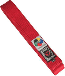 Karate Belts Recognition Budo Nord W.k.f Red