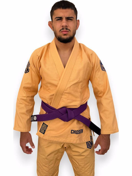 Chosen Männer Kampfsportuniformen Brazilian Jiu Jitsu Orange
