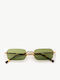 Kyme Men's Sunglasses with Gold Frame and Gold Polarized Lens