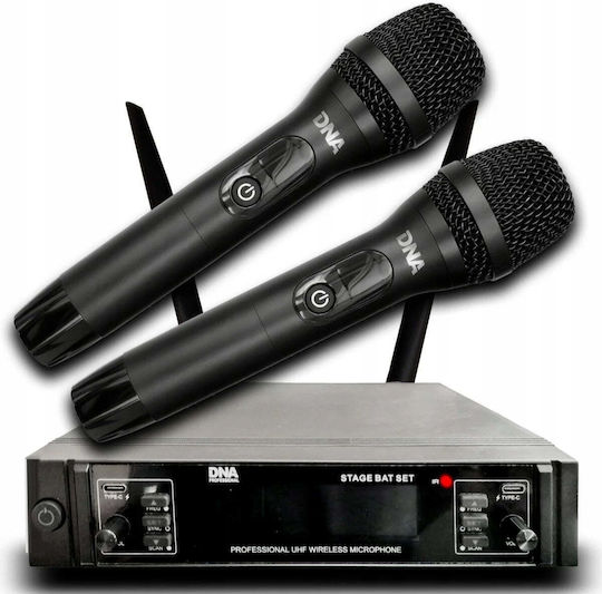 DNA Stage Bat Seturi Microfon De Mână Dinamic Wireless Pentru Vocală