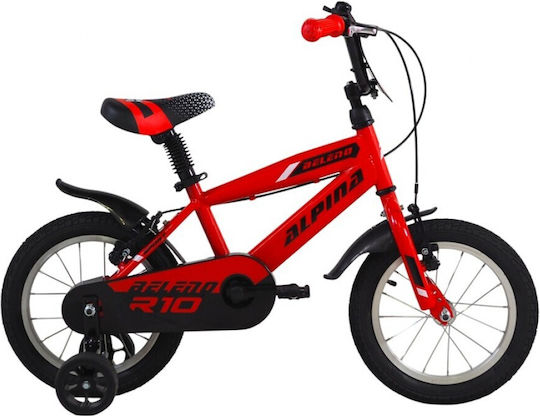 Alpina 12" Παιδικό Ποδήλατo BMX με Σκελετό Αλουμινίου Κόκκινο